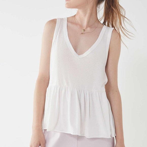 truly madly deeply peplum tank